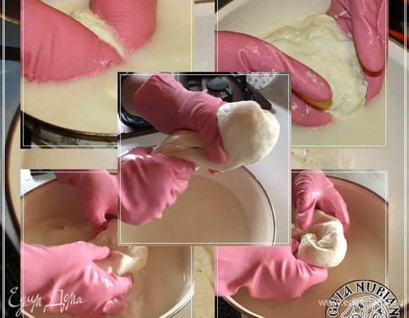 Типа как тесто месим, но только деликатнее.