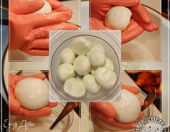 Когда, будет достигнут необходимый результат, в слоистости и прочем, отрываем от общего куска небольшие комочки и формируем вот такие шарики.
