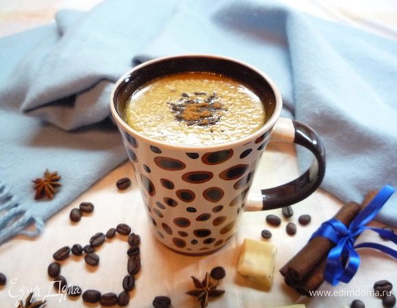 Сверху украшаем молотой корицей... И наслаждаемся!