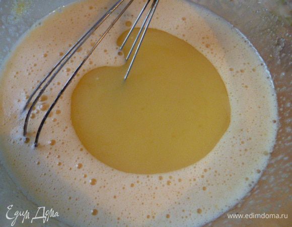 Затем растопленный смалец.