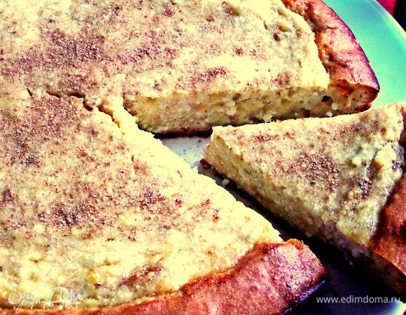 Верх можно посыпать корицей с сахаром.