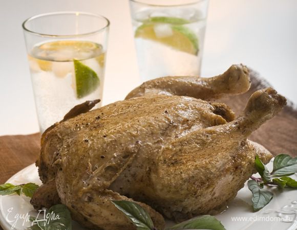 Перед подачей украсить листиками базилика или петрушки. Приятного аппетита!