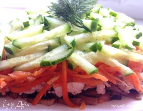 Очень вкусный салатик. Приятного аппетита!