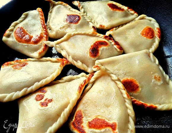 Оставшиеся от завтрака я обжарила с двух сторон.