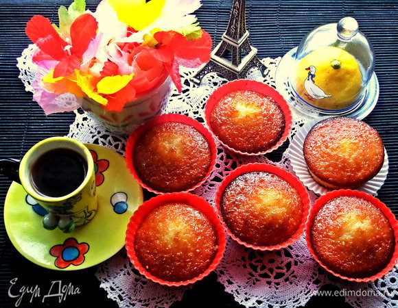 Я завтракала с кофе)