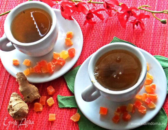 Чай приятный со знакомым пряным имбирным ароматом, тмин не ярко выражен. 