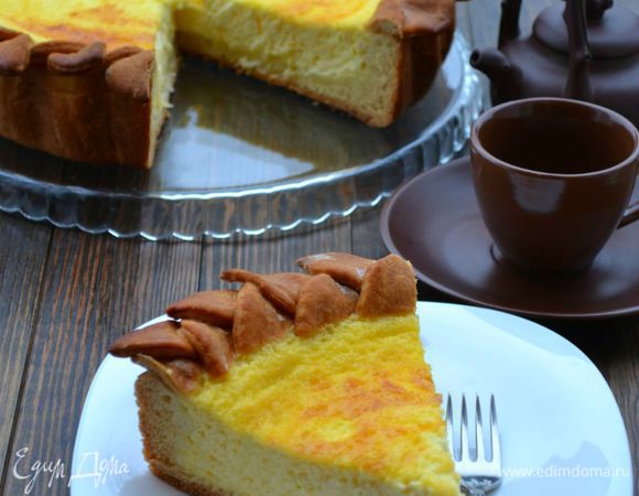 Готовый пирог нужно хорошо остудить перед подачей.