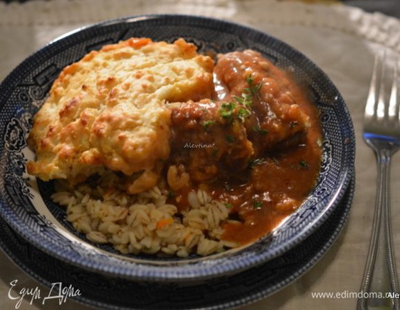 Подаем к столу с готовым гарниром, сверху посыпать свежим тимьяном.  Приятного аппетита.