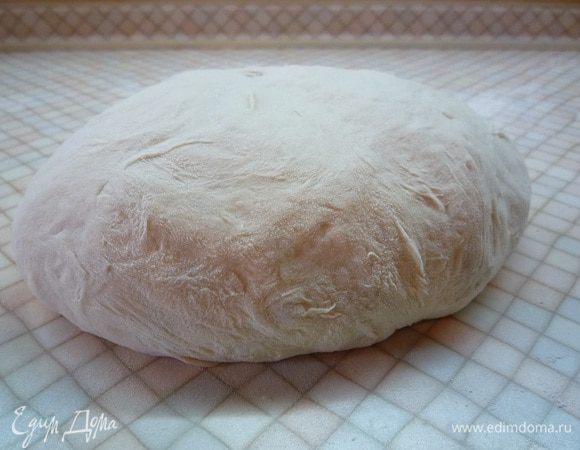 Тесто для пирогов, пирожков и булочек я обычно готовлю сама. В миске смешиваю 100 мл теплого молока, добавляю 2 ст.л. сахара, сухие дрожжи (1 ст. л.). Оставляю на 10-15 минут. В большую чашку просеиваю муку (около 400 г), добавляю щепотку соли, яйцо и выливаю подошедшие дрожжи. Все перемешиваю, добавляю по необходимости муку и замешиваю эластичное тесто. Далее накрываю чашку с тестом пищевой пленкой и убираю в теплое место на два часа, чтобы оно подошло.