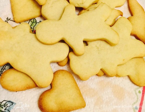 Из обрезков теста накатали с дочей вкусное печенье!