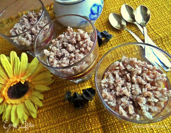 Затем слой оставшейся гречки.