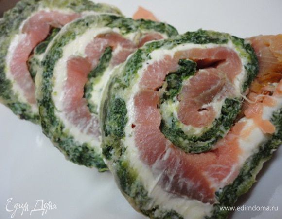 Завернуть в пищевую пленку и положить в холодильник не менее чем на 2 часа или на ночь. Перед подачей нарезать на кусочки шириной 2 см.