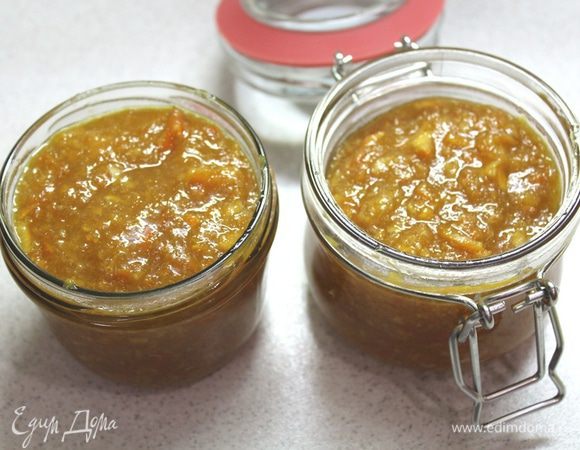 Разложить по стерилизованные баночкам. Хранить в холодильнике.