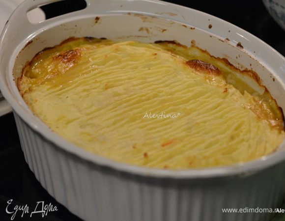 Готовое блюдо достанем из духовки.