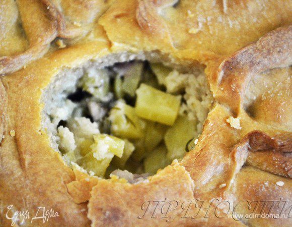 Может уйти чуть меньше, проследите чтобы бульон не вытекал из отверстия наружу, снова поставить крышку на место и еще в духовку на 30-60 минут.