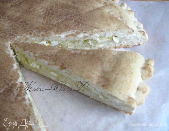 Пирог подается горячим. 
Приятного аппетита!