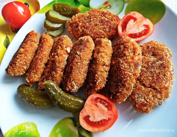 Подаём порционно или на одном большом блюде.