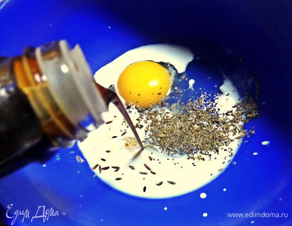 Вместо соли я добавила ложечку соевого соуса.