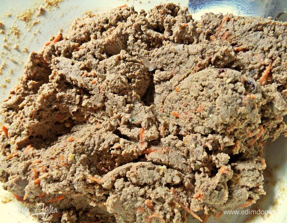 Тщательно растираем массу.