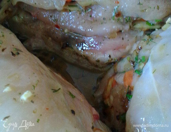 Такую манипуляцию проделываем с остальным филе.