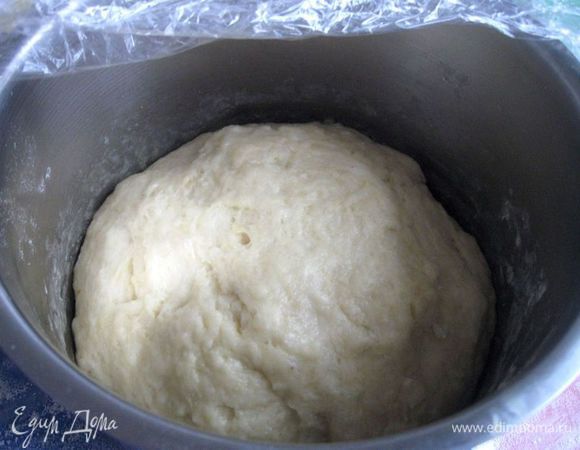 По чуть-чуть, тонкой струйкой добавлять лимонную пасту, посыпая мукой (напылять ее). Так же тонкой струйкой добавить смесь масла с шоколадом, не прекращая вымешивать, добавляя постепенно остатки муки. Вымешивать, пока не образуется хорошо связанное полуглянцевое тесто, пристающее к крюку и отлипающее от миски. Накрыть пленкой и оставить бродить при температуре 28°C до увеличения вдвое (2–3 часа).