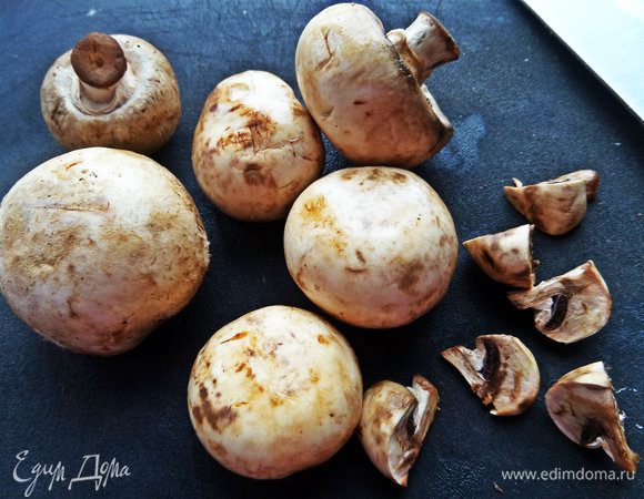 Я ещё добавила немного грибов для вкуса — не помешают!