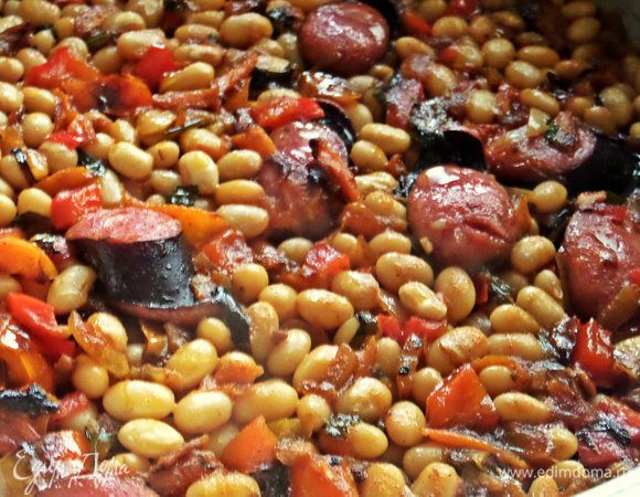 Накрываем крышкой и оставляем без огня минут на 10 или до подачи блюда.