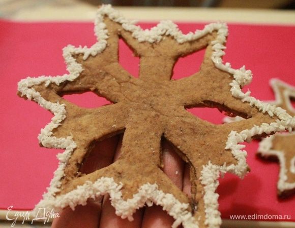 "Пушистая" снежинка.