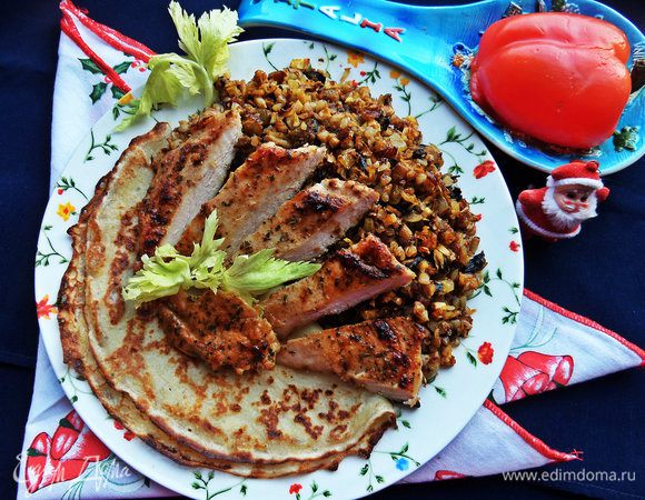 Подаём гостям порционно.