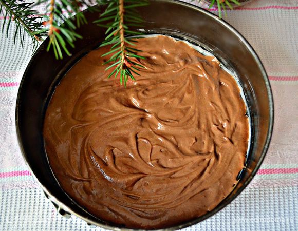 Форму для выпечки выстелить бумагой для выпекания, слегка смазанную маслом. Выложить тесто и выпекать в разогретой до 180°С духовке 20-25 мин.