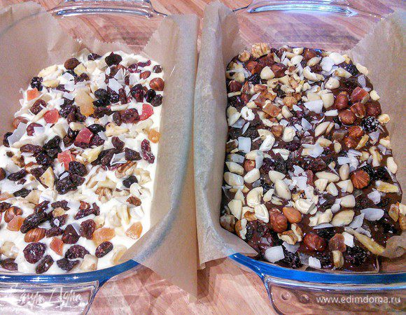 И посыпать орехами и сухофруктами. Дать застыть. 