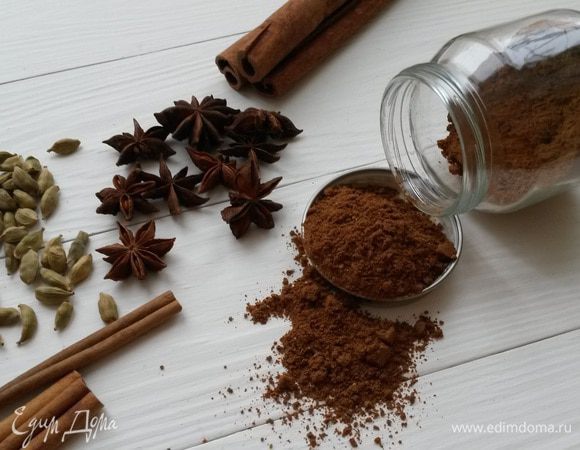 Перемалываем все ингредиенты, смешиваем, пересыпаем в ёмкость с крышкой. Готовую смесь используем для приготовления пряников, кексов и другой зимней выпечки.