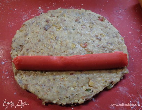 Ложим марципан.