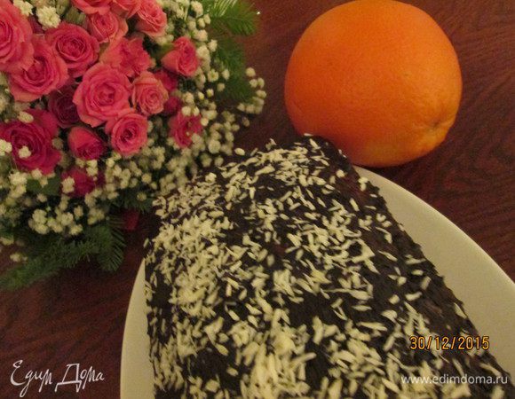 А это вариант кекса, присыпанного "снегом" — кокосовой стружкой.