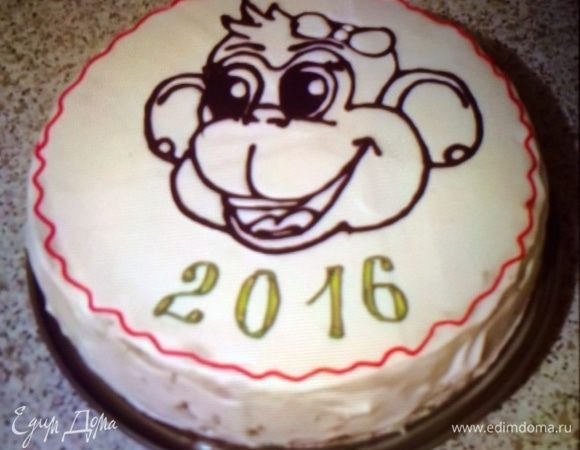 Точно такой же торт, независимо от меня готовил и мой брат, только без чернослива))), одним словом родственники. 