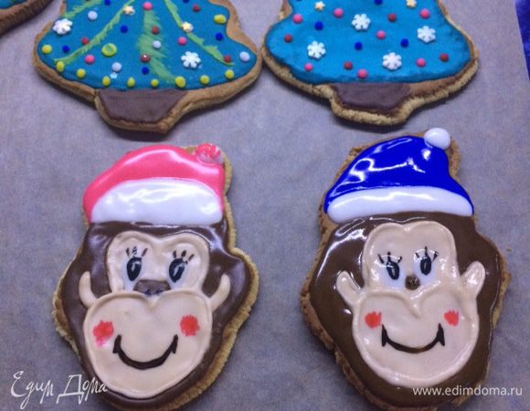 Без символа года — обезьяны, конечно, не обошлось.
Всех поздравляю с Наступившим Новым Годом!!!
