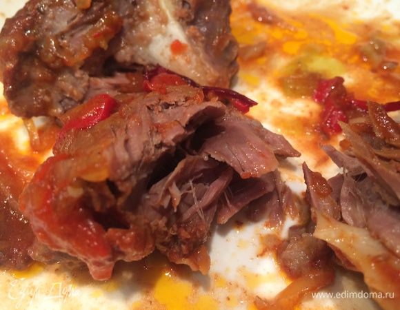 Баранина получается очень мягкой... просто тает во рту.