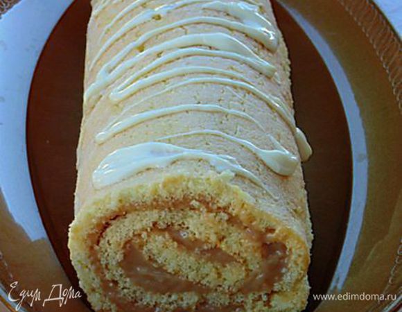 Посыпать сахарной пудрой или украсить по желанию, я растопила 1/3 плитки белого шоколада и украсила сверху.