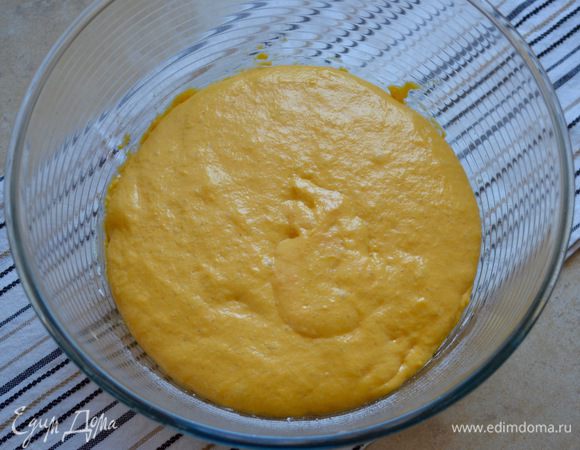 Тесто через 2 часа поднялось...