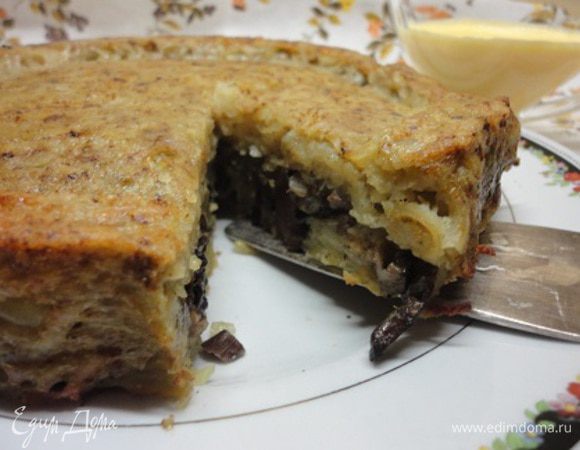 Запеканка очень хорошо режется, не разваливается.