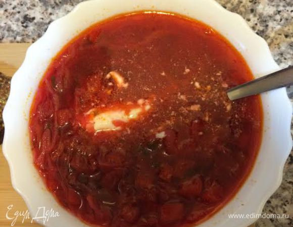 Борщ обязательно должен настояться!