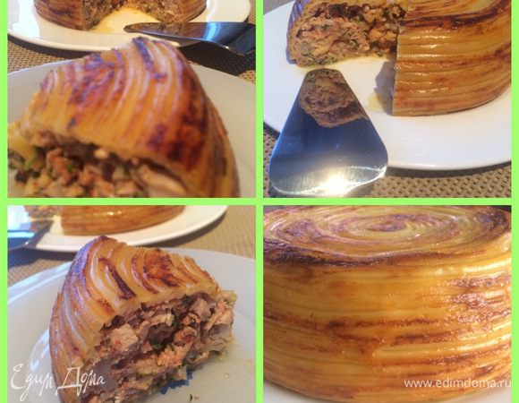 Когда пирог остывает его легче резать и форму держит лучше, но удержаться сложно, хочется с пылу с жару. 