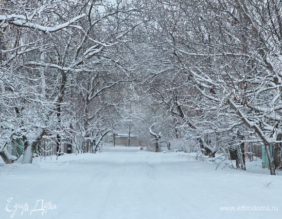 Ну, и немножко вам нашей зимы! 