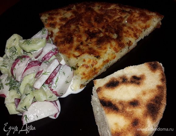 Подаем с салатом. 

Приятного аппетита!