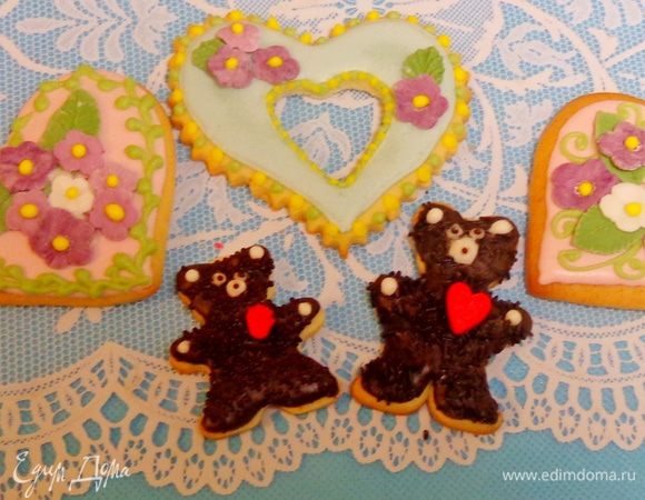 А из остатков теста просто сделать отдельные "картинки".