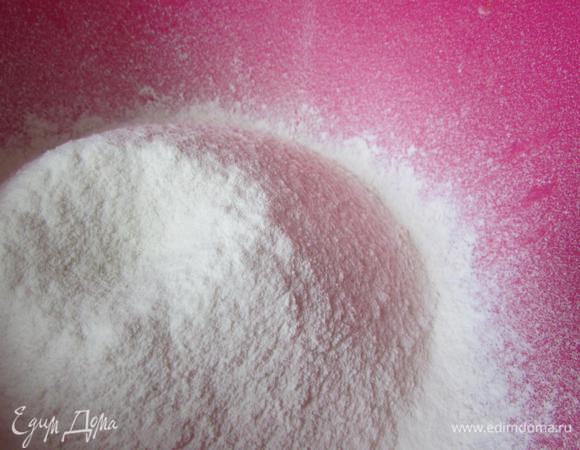 Просеять муку.