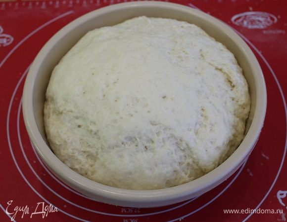 Тесто очень хорошо поднимается.