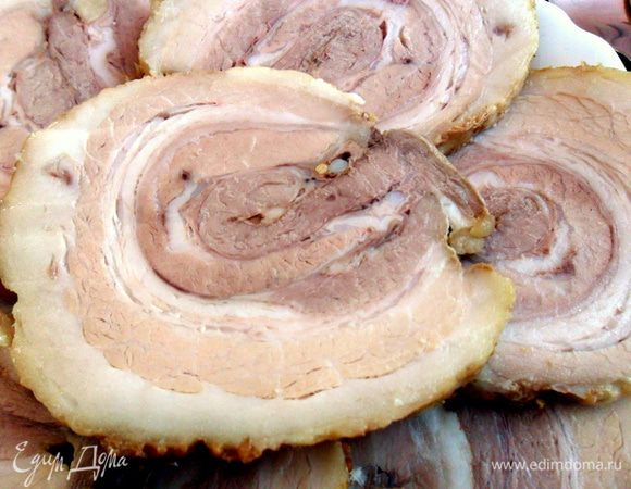 Даем остыть, а затем полностью охлаждаем в холодильнике. Нарезаем и угощаемся!!!