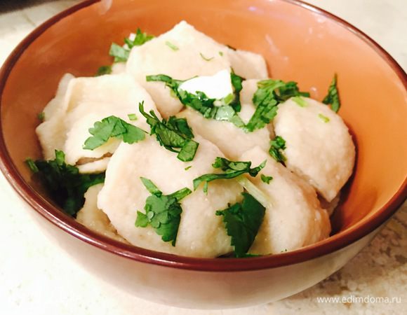 Варим наши пельмени как обычно и с удовольствием угощаемся!