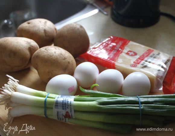 Набор продуктов у нас небольшой, процесс приготовления недолгий, потому лучше все сразу подготовить.